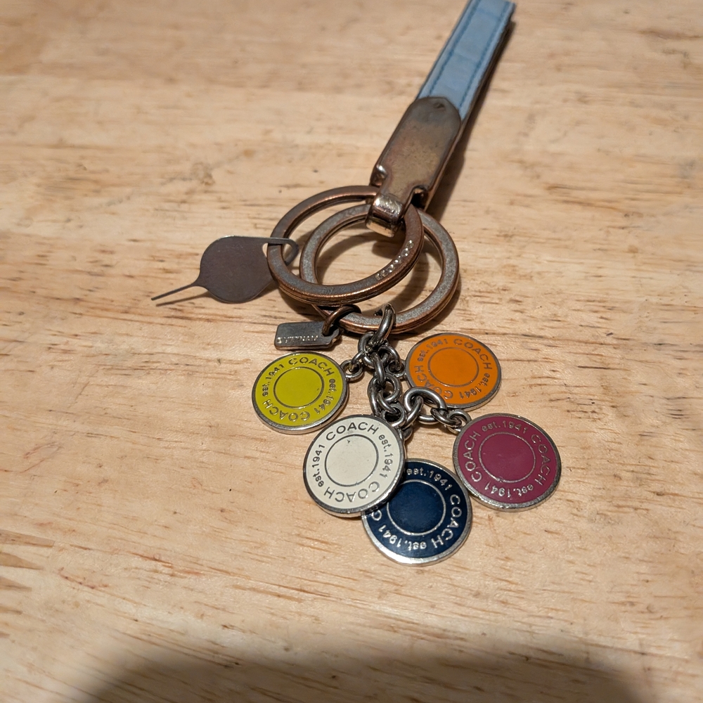 Coach Multicolor Keychain
